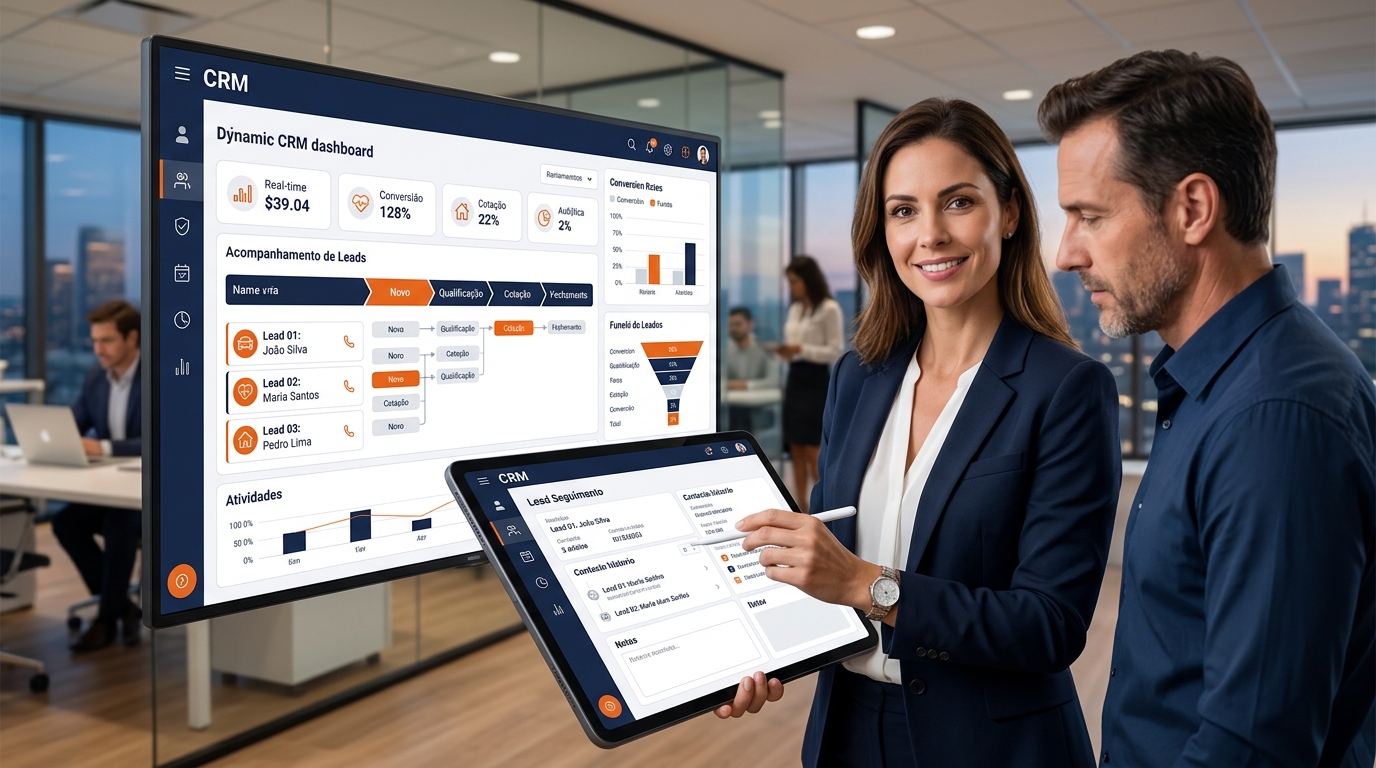 CRM para Corretor de Seguros: Acompanhar Leads